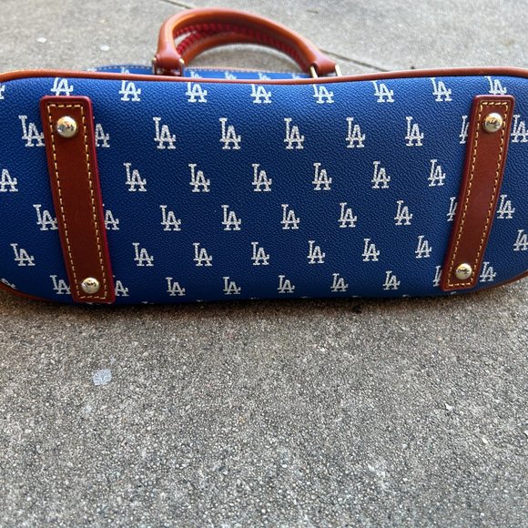 Dooney & Bourke Dodgers Satchel with Leather Accents - Picture 4 of 7